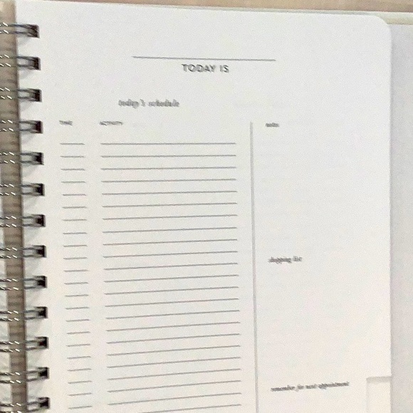 Kate Spade Baby Planner Customizable Expecting You Dots Notebook Maternity NWT - Picture 9 of 11